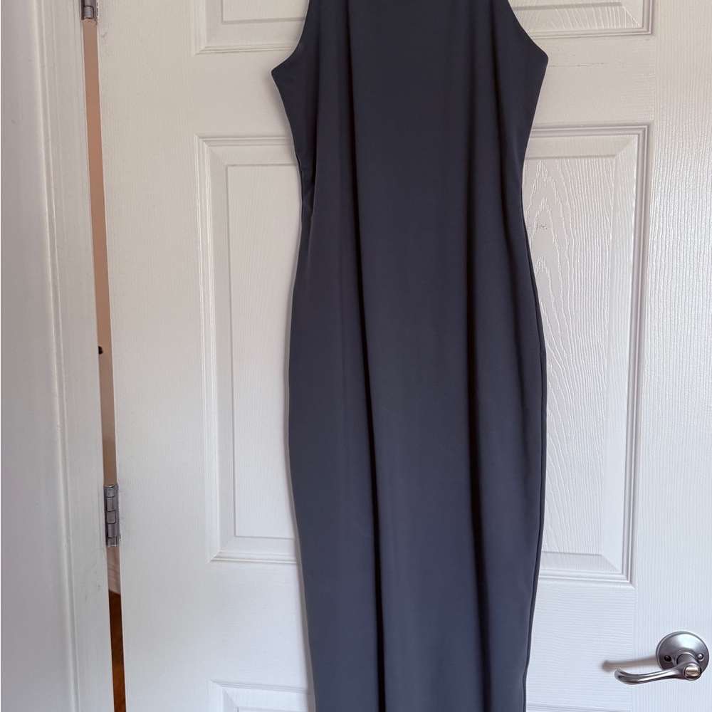 New Chic Sleeveless Gray Dress